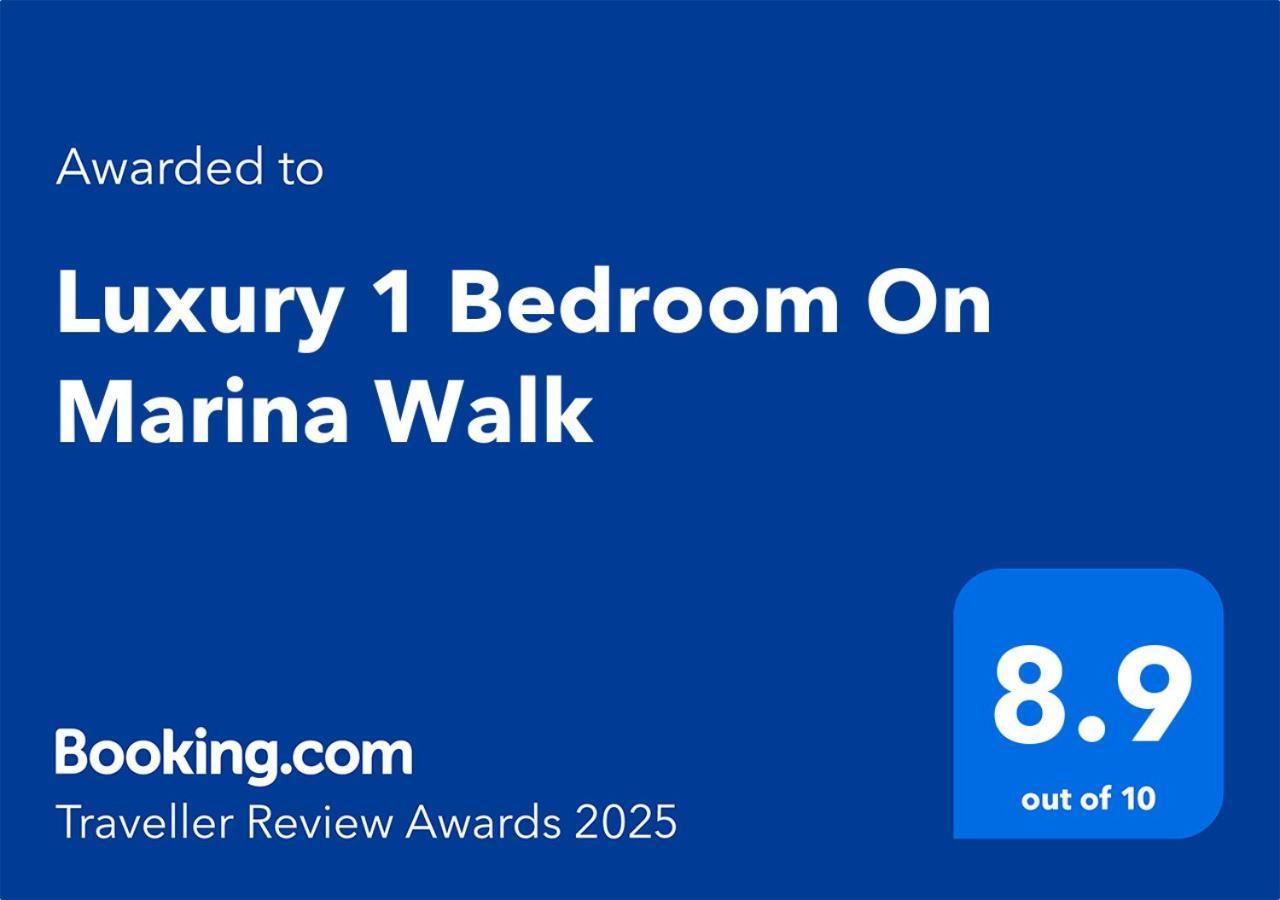 Luxury 1 Bedroom On Marina Walk Dubai Exteriör bild